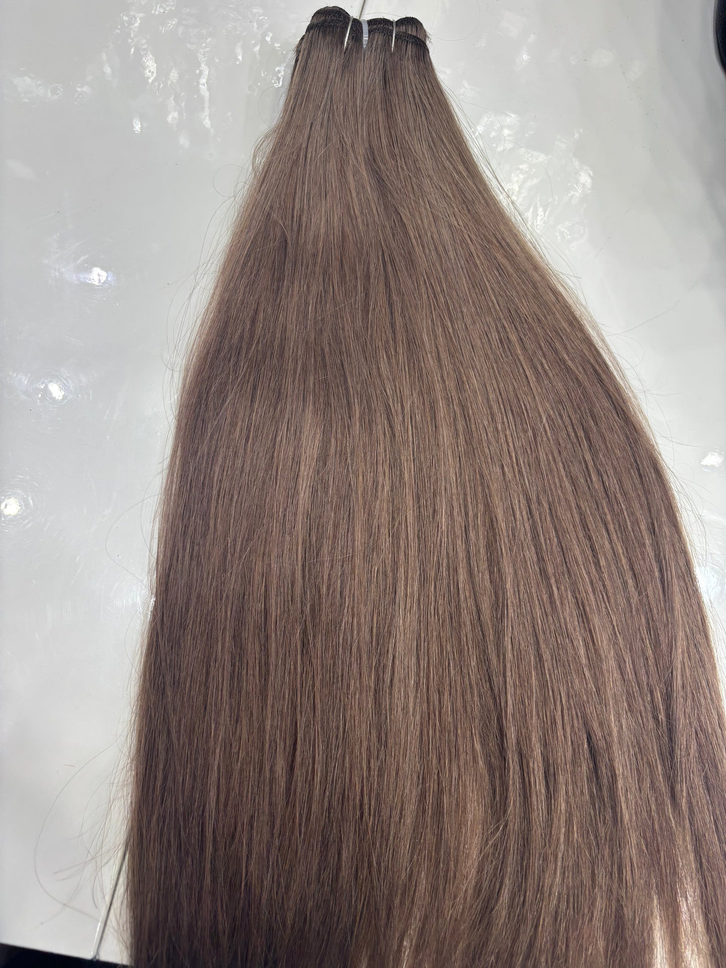 Brown straight RAW bundles