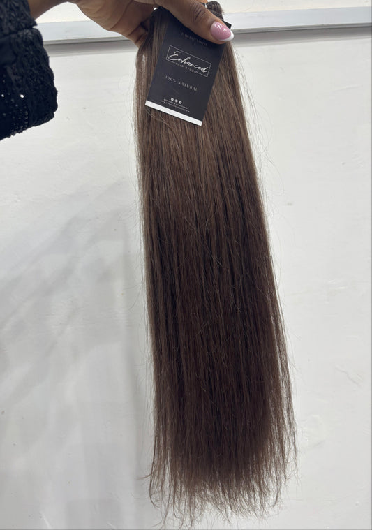 Brown straight RAW bundles