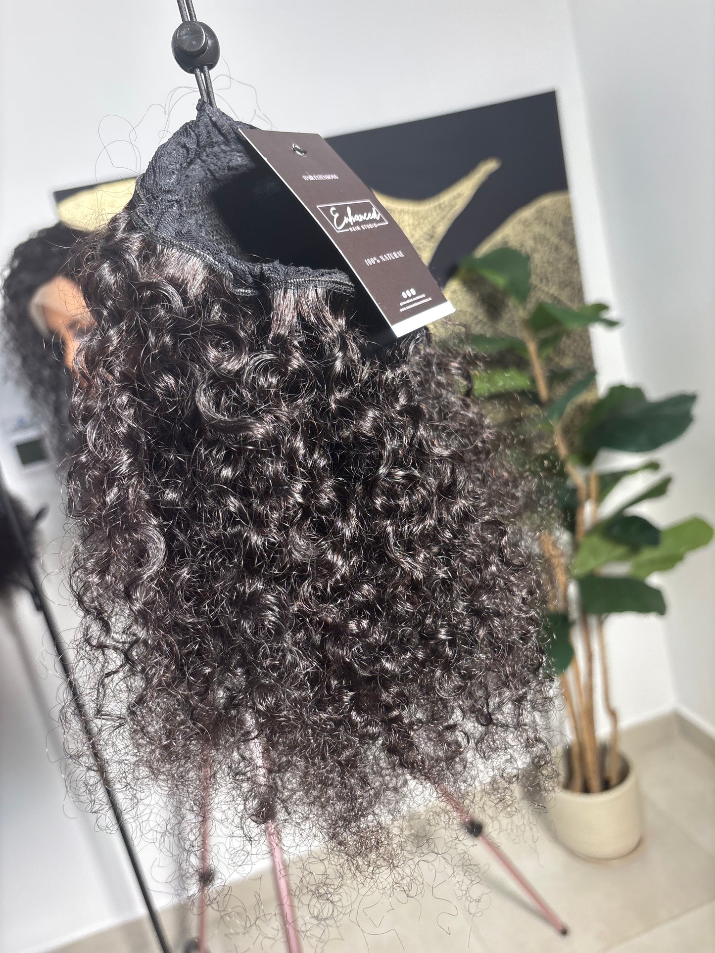Curly Drawstring Ponytail
