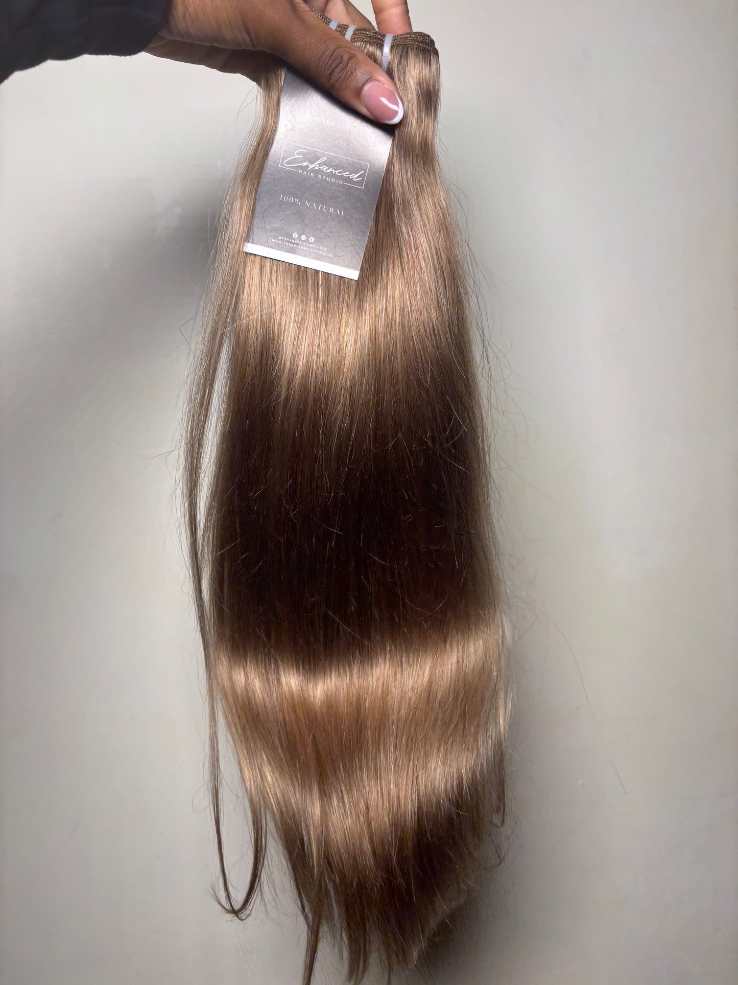 Golden Brown Straight Virgin Hair Bundle Deal – 4 Bundles (Soft & Full Look)