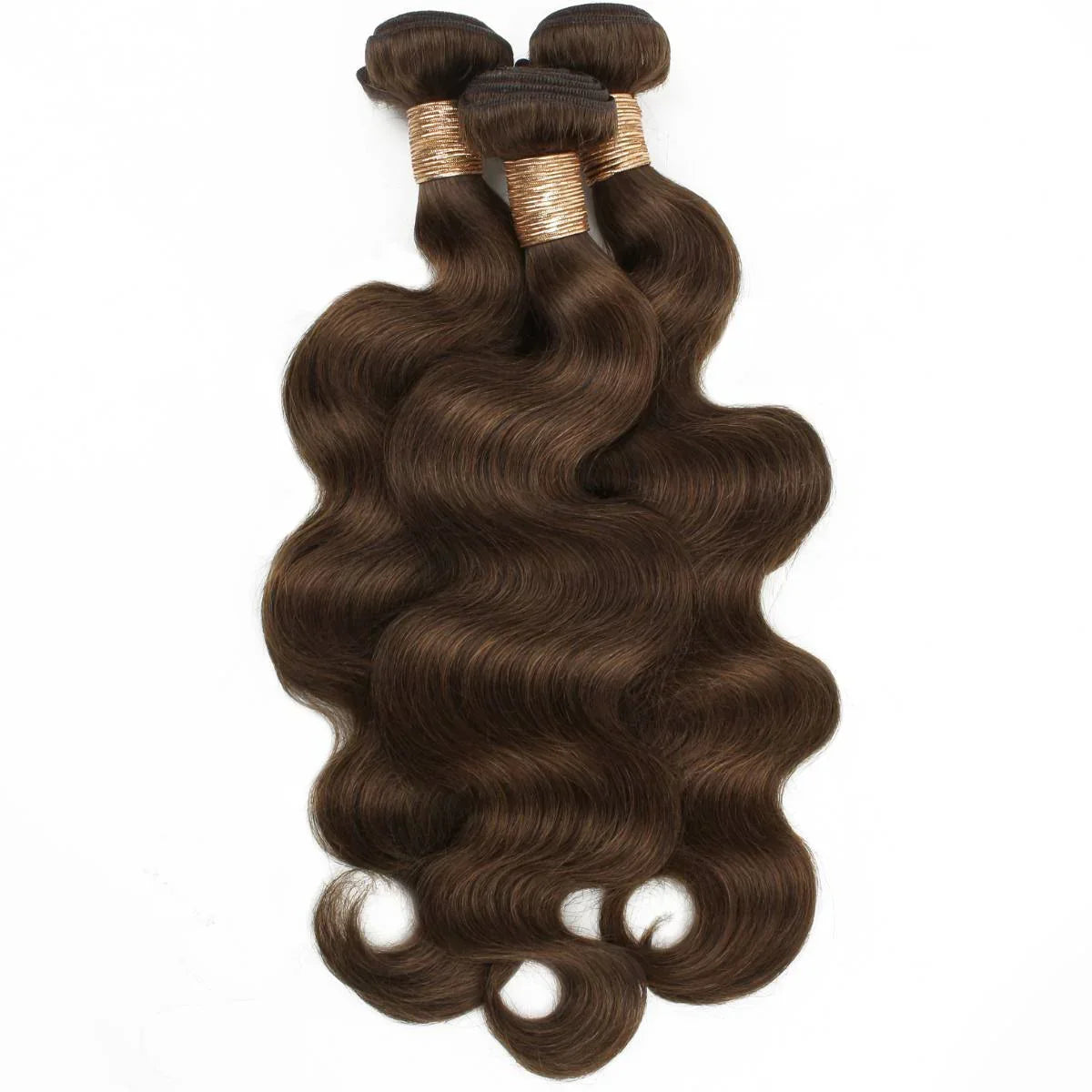 Brown Body Wave Virgin Hair Bundle Deal – 3 Bundles (Natural Volume & Flow)