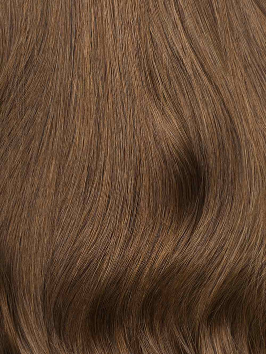 Seamless Chestnut Brown Clip-Ins (150g) - Curly