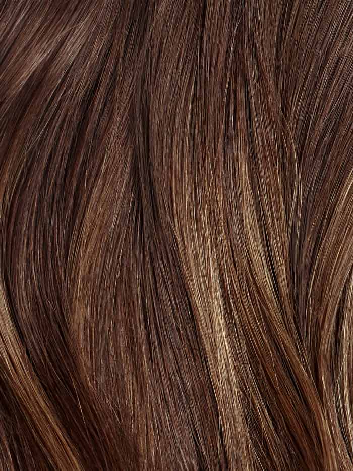 Seamless Chocolate Brown Balayage Clip-Ins (150g) - Wavy