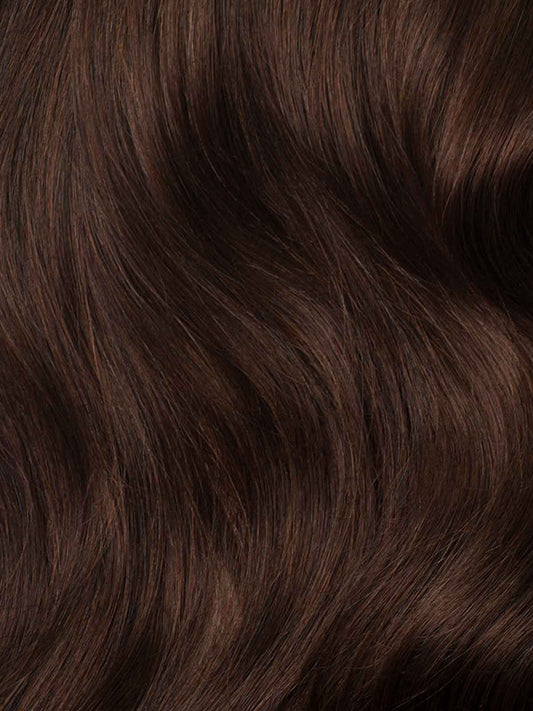 Seamless Chocolate Brown Clip-Ins (150g) - Curly