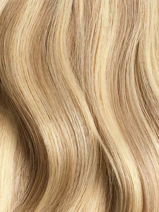 Seamless Dirty Blonde Highlights Clip-Ins (150g) - Curly