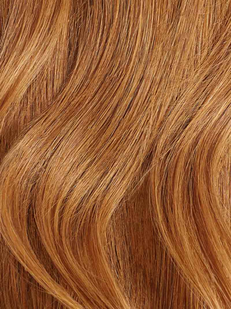 Seamless Natural Red Clip-Ins (150g) - Curly