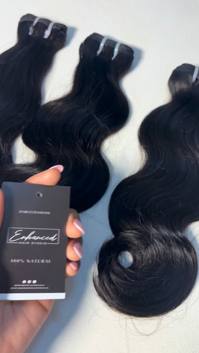 Body Wave Virgin Hair Bundle Deal – 3 Bundles (Natural Volume & Flow)