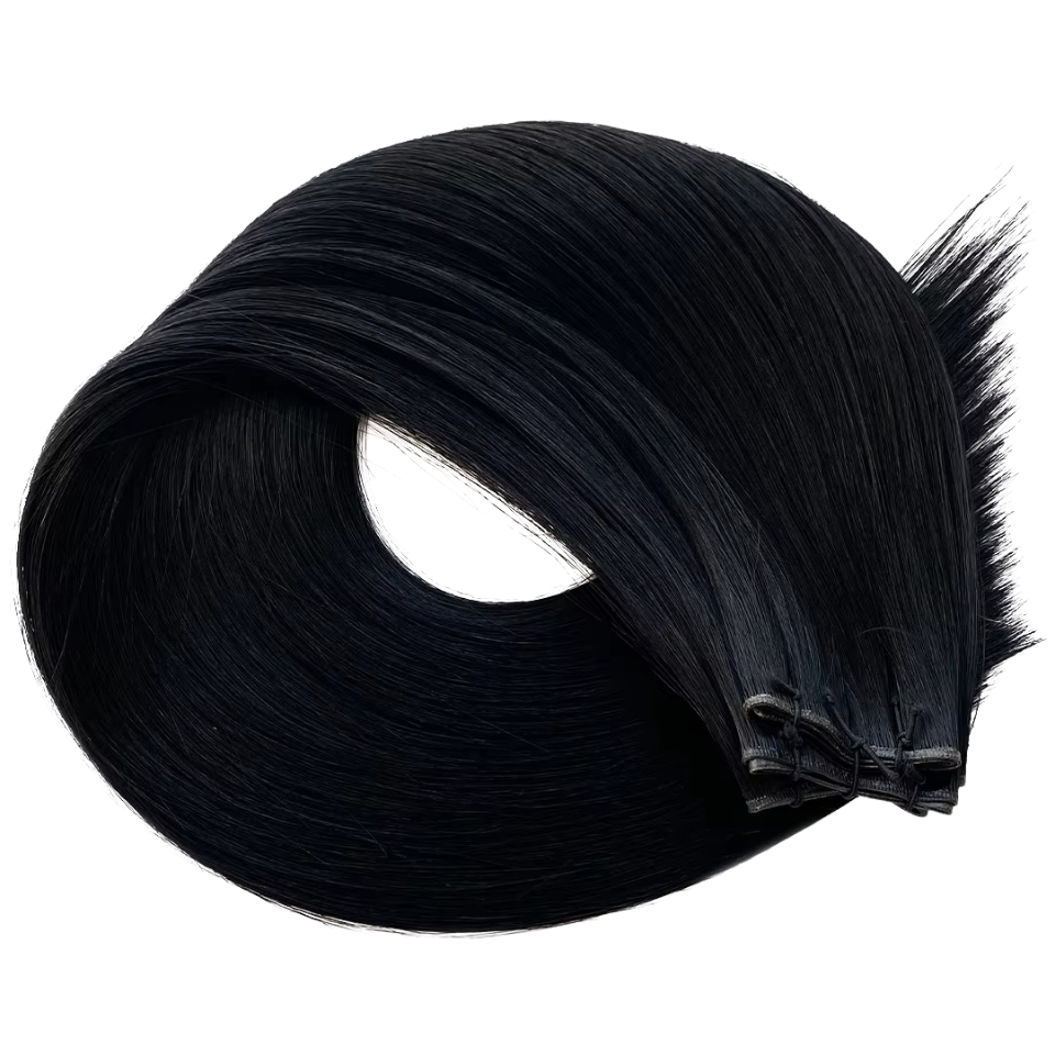 Ultra Thin Wefts - Color 1 - Curly