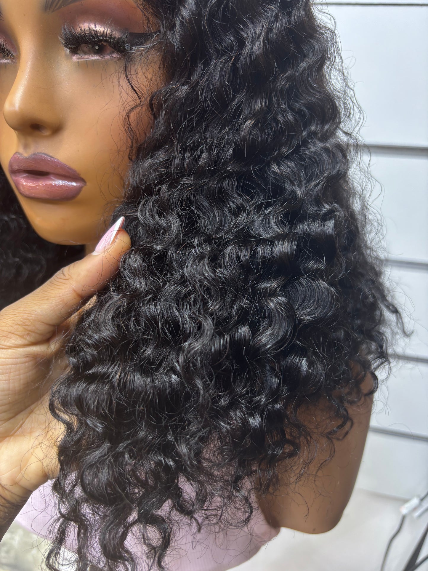 Bouncy Deep Curl Virgin Wig