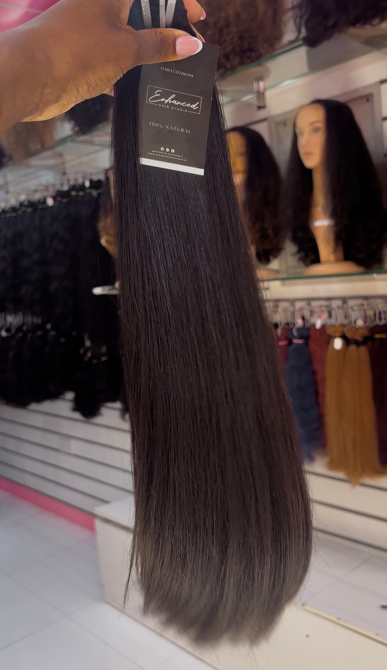 Straight Virgin Hair Bundle Deal – 3 Bundles (Silky & Sleek Finish)