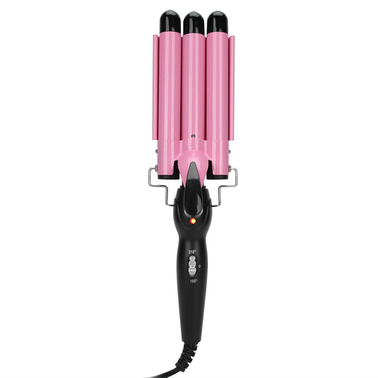 Triple Barrel Hair Waver – Pink Edition (32mm)