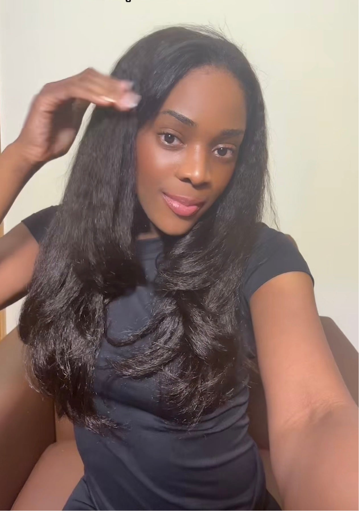 Kinky Straight Half Wig