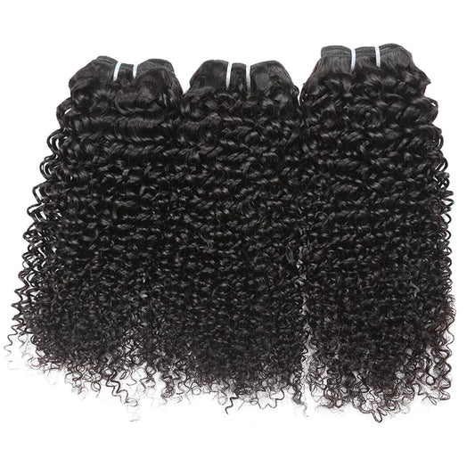 Kinky Curly Virgin Hair Bundle Deal – 3 Bundles (Natural Volume Look)