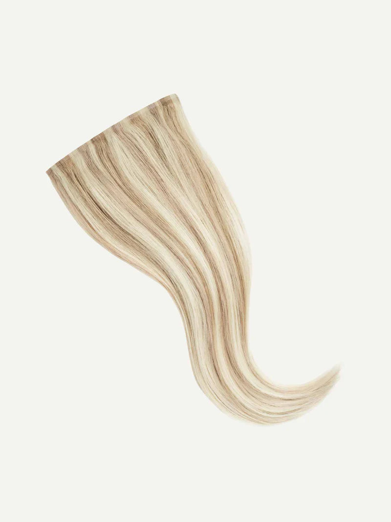 Seamless Beige Blonde Balayage Clip-Ins (150g) - Curly