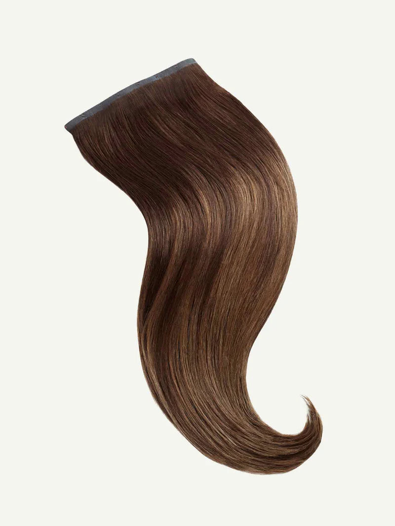Seamless Chocolate Brown Balayage Clip-Ins (150g) - Wavy
