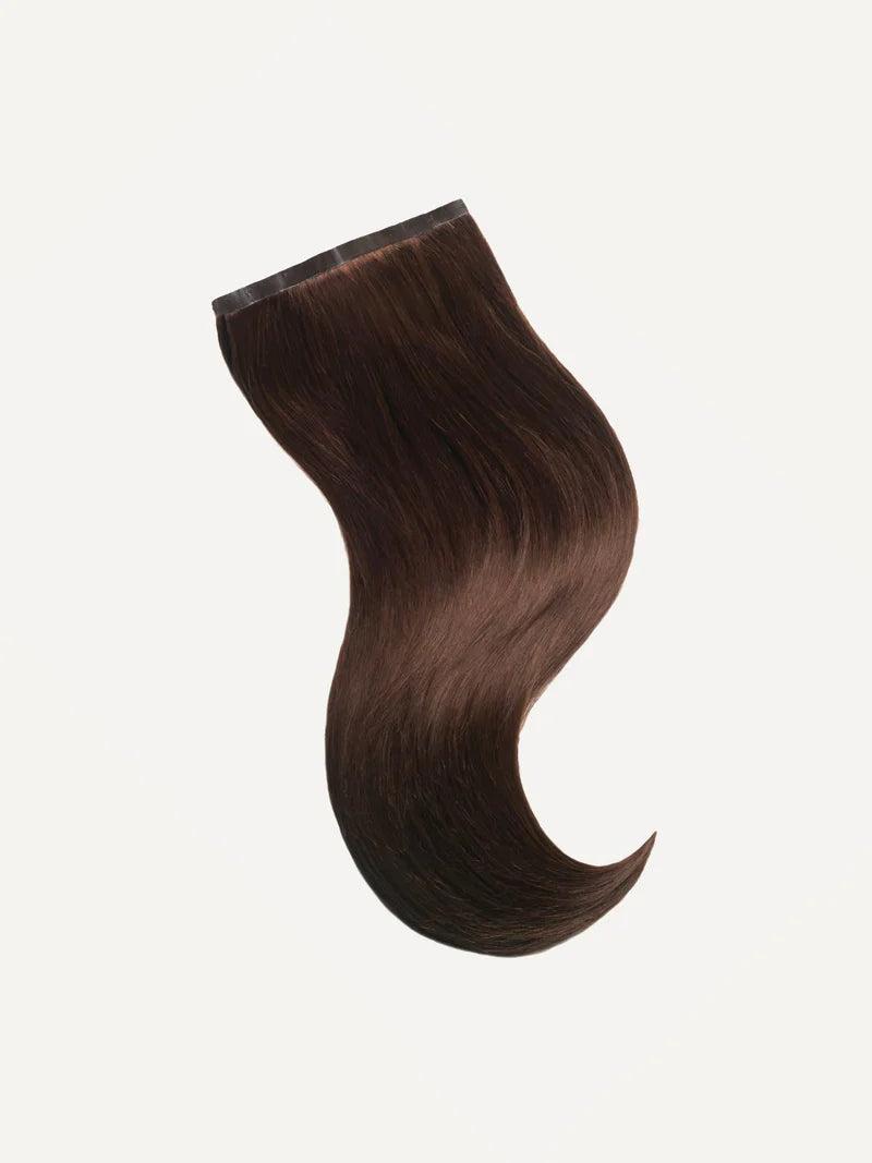 Seamless Chocolate Brown Clip-Ins (150g) - Curly
