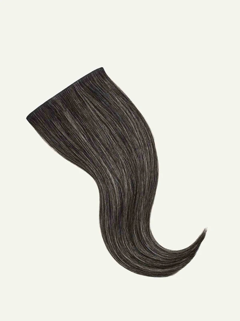 Seamless Dark Gray Clip-Ins (150g) - Curly