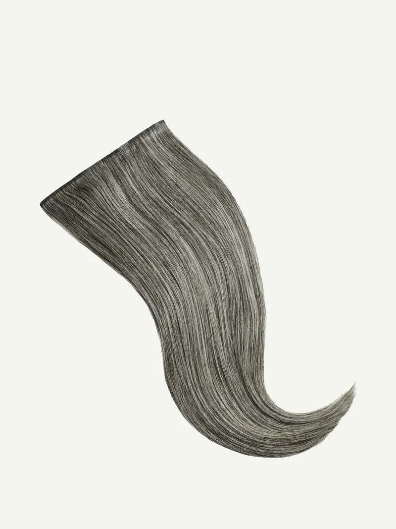 Seamless Light Gray Clip-Ins (150g) - Curly