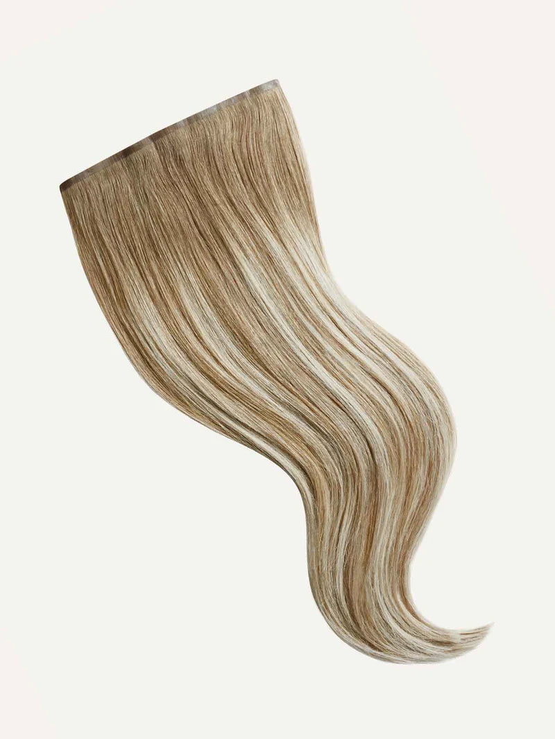 Seamless Natural Blonde Balayage Clip-Ins (150g) - Curly