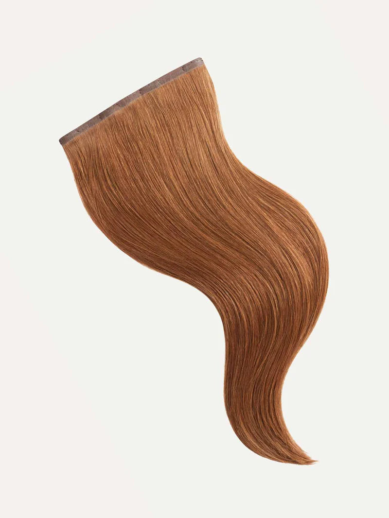 Seamless Natural Red Clip-Ins (150g) - Curly