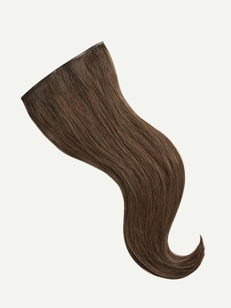 Seamless Neutral Brown Clip-Ins (150g) - Curly