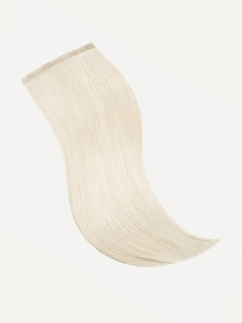 Seamless Platinum Blonde Clip-Ins (150g) - Wavy