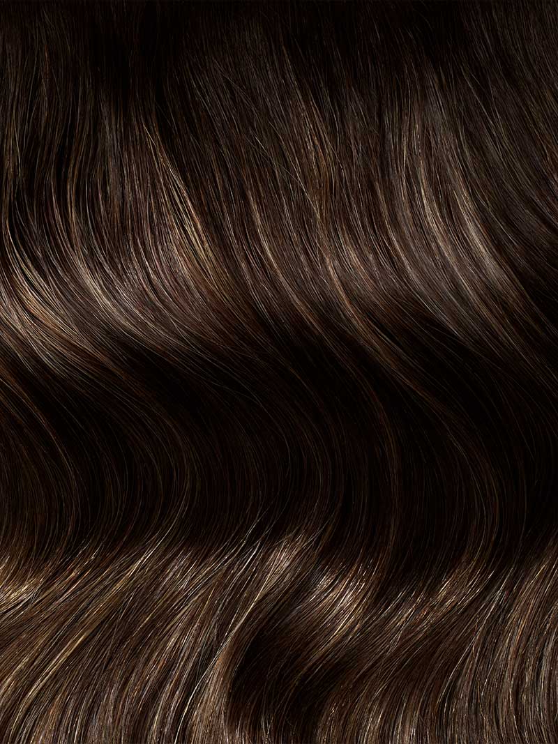 Seamless Dimensional Rooted Honey Espresso Clip-Ins (150g) - Curly