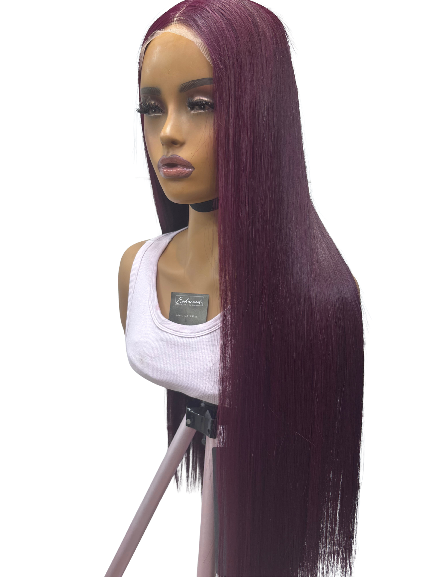 Cherry Straight Virgin Wig