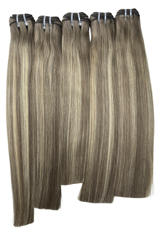 Balayage Straight Virgin Hair Bundle Deal – 3 Bundles