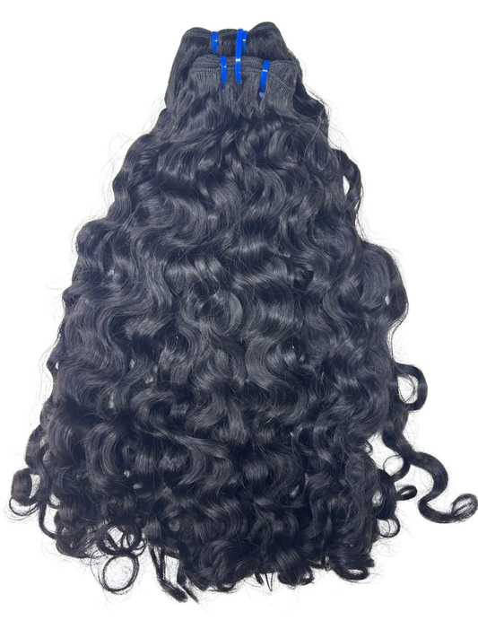 Ocean Wave Virgin Hair Bundle Deal – 3 Bundles (Natural Volume & Flow)