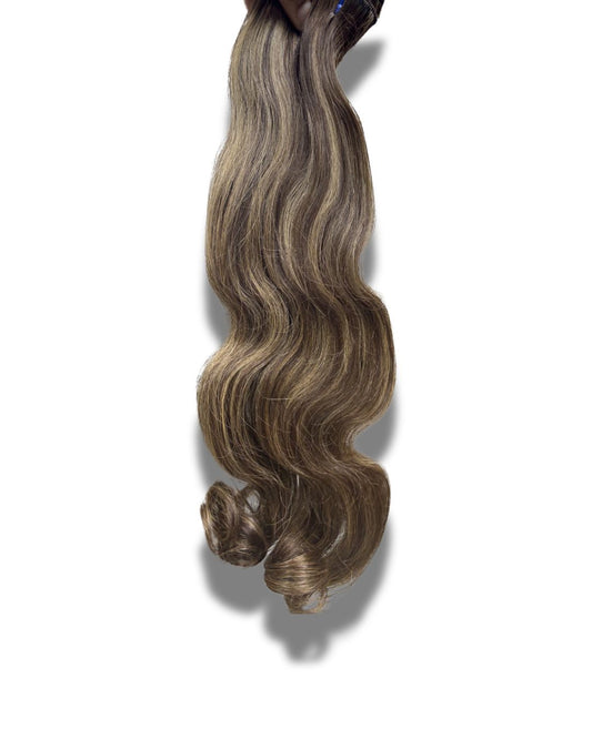 Blonde Balayage Body Wave Virgin Hair Bundle Deal – 4 Bundles (Natural Volume & Flow)