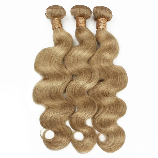 Honey Blonde Body Wave Virgin Hair Bundle Deal – 3 Bundles (Natural Volume & Flow)