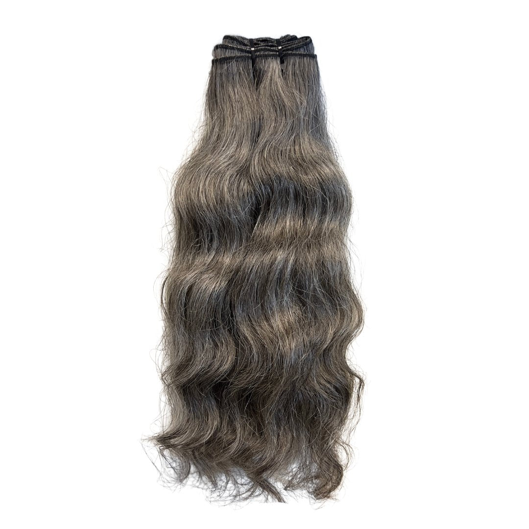 Wavy Gray RAW Hair Bundles